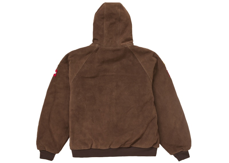 Supreme Vanson Leathers Hooded Work Jacket Suede 圖 3