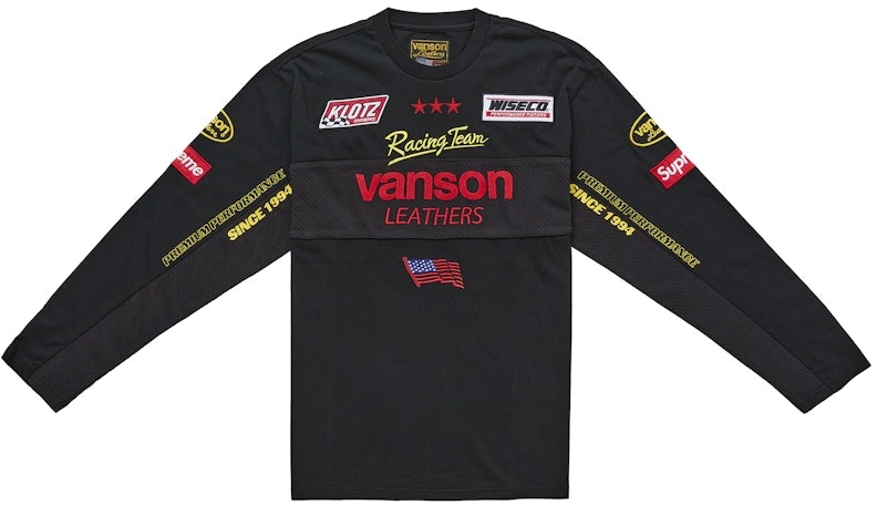 supreme-vanson-leathers-l-s-top-black