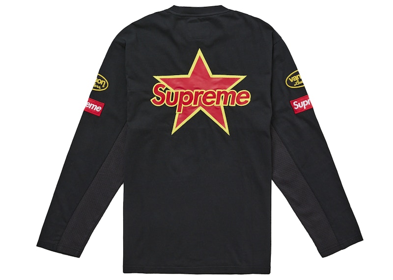 Order 슈프림 밴슨 레더스 긴팔 톱 블랙