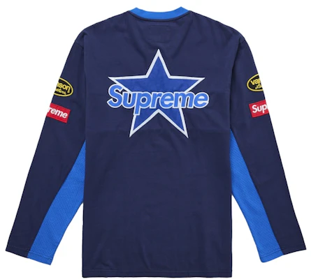 Supreme Vanson Leathers Baju Lengan Panjang Navy Order Supreme Vanson Leathers Baju Lengan Panjang Navy