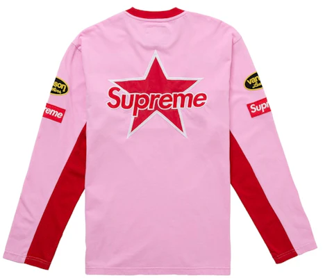 Supreme Vanson Leathers Baju Lengan Panjang Merah Jambu Order Supreme Vanson Leathers Baju Lengan Panjang Merah Jambu