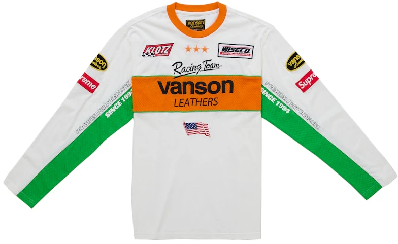 supreme-vanson-leathers-l-s-top-white