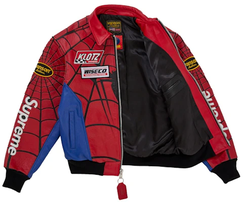 シュプリーム バンソンレザー スパイダーマンジャケット マルチカラー Order シュプリーム バンソンレザー スパイダーマンジャケット マルチカラー