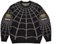 Buy シュプリーム バンソンレザー スパイダーマン セーター ブラック