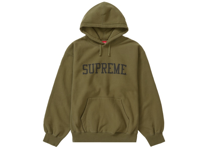 Buy Supreme Box Logo Hooded Sweatshirt (FW21) Olive Russian Camo