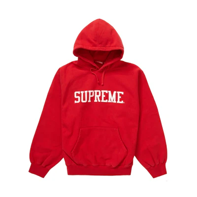 Supreme Varsity Hooded Sweatshirt Red