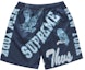 Buy Supreme Pantalón Corto Varsity de Malla Azul Marino
