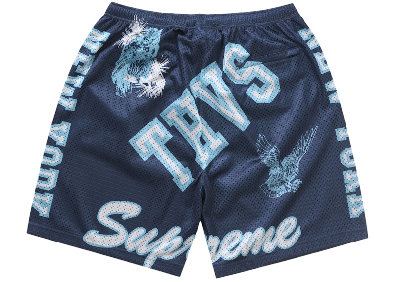 Order Supreme Pantalón Corto Varsity de Malla Azul Marino