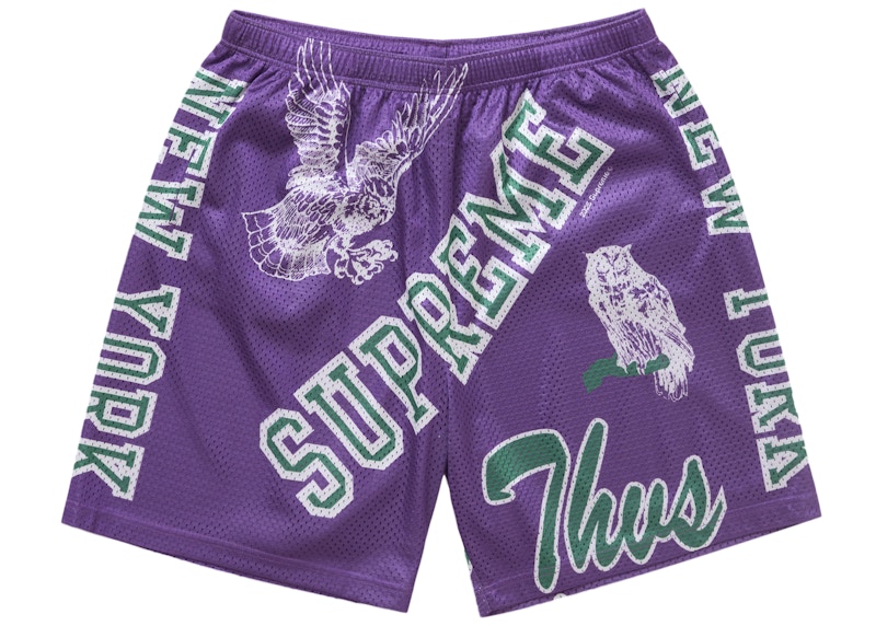 Supreme Varsity Mesh Short Purple