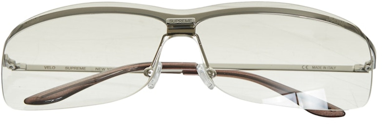Supreme Velo Sunglasses Silver Buy Supreme Velo Sunglasses Silver