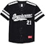 Buy Supreme Velour Baseball Jersey Black