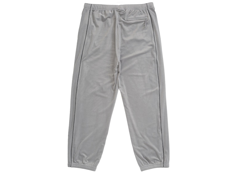 Order Supreme Velour Mesh Track Pant Silver