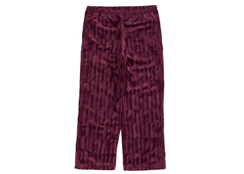 Buy 슈프림 퍼플 벨루어 팬츠 
