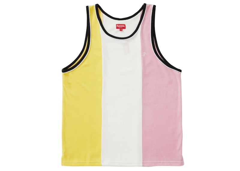 Supreme Velour Tank Top Pink