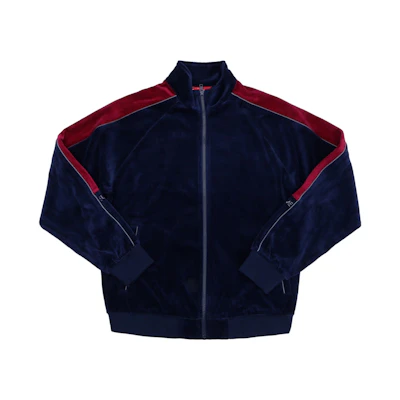 Supreme Velour Track Jacket Navy