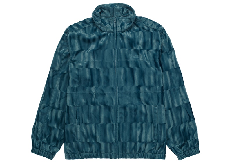 Supreme Velour Track Jacket Slate