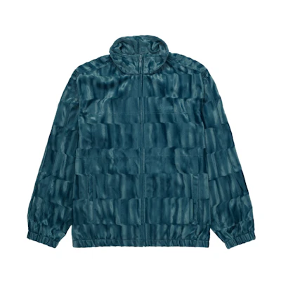 Supreme Velour Track Jacket Slate