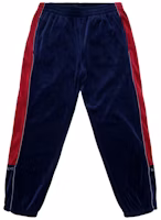 Supreme Velour Track Pant Navy