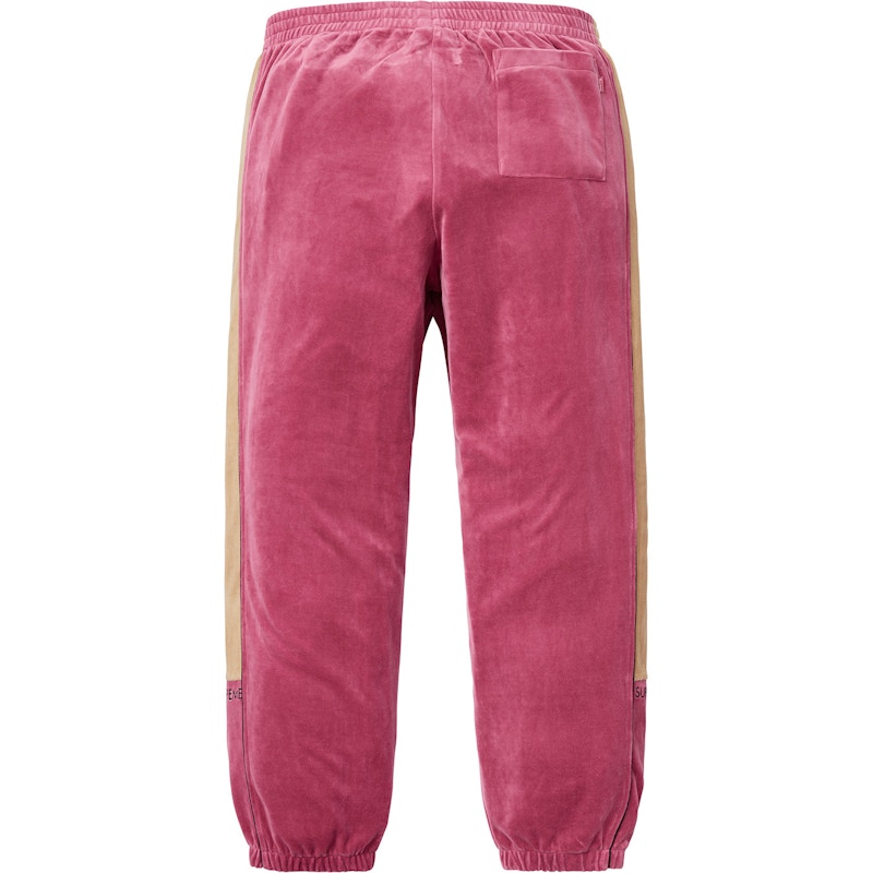Supreme Velour Track Pant Pink 圖 2