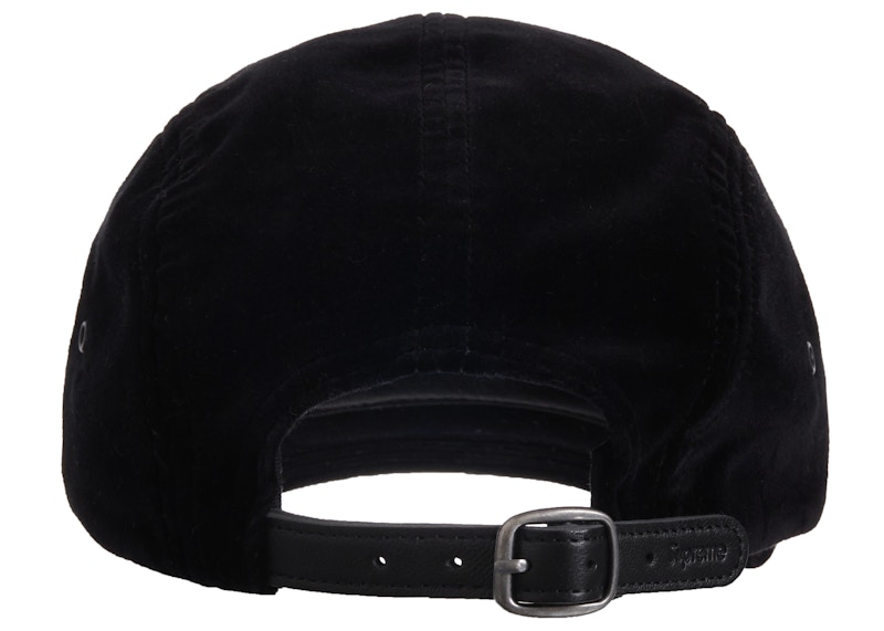Supreme Velvet Camp Cap (FW20) Black 圖 2