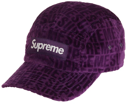 Supreme Velvet Pattern Camp Cap Purple (FW21) Buy Supreme Velvet Pattern Camp Cap Purple (FW21)