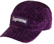 Buy Supreme Velvet Pattern Camp Cap Purple (FW21)