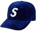 Buy Supreme Velvet S Logo 6-Panel Royal Topi