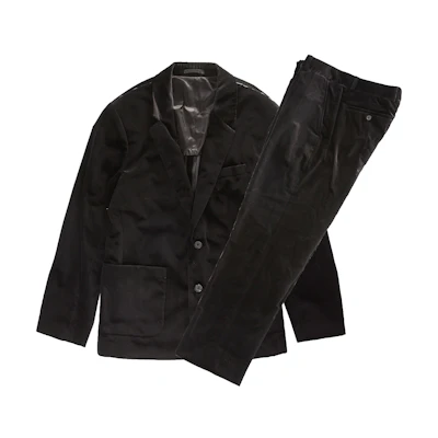 Supreme Velvet Suit Black