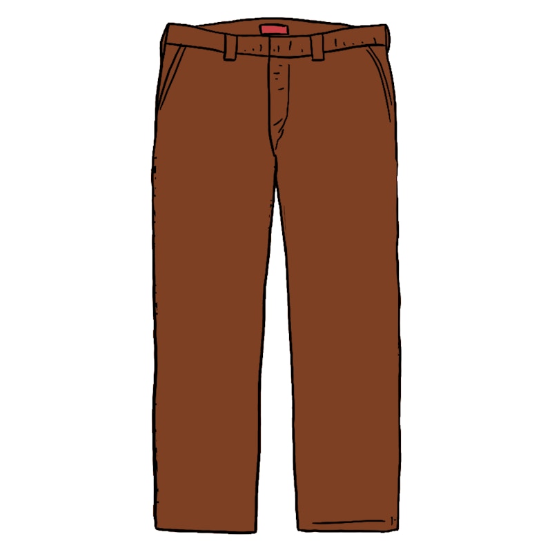 Supreme Velvet Trouser Brown