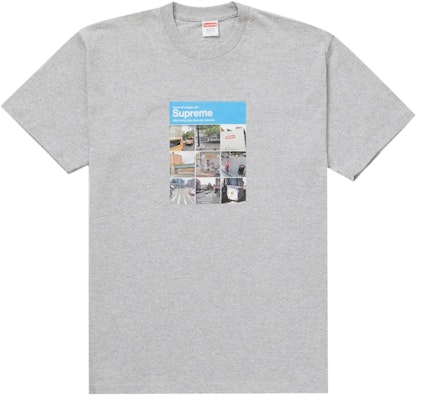 Camiseta Supreme Verify Gris Jaspeado Buy Camiseta Supreme Verify Gris Jaspeado