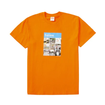 Supreme Verify Tee Orange