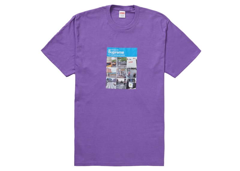 Buy Supreme Camiseta Verify Morado