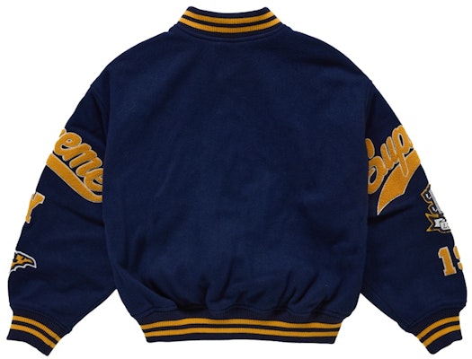 Chaqueta Varsity Supreme Veritas Azul Marino Lookbook Chaqueta Varsity Supreme Veritas Azul Marino