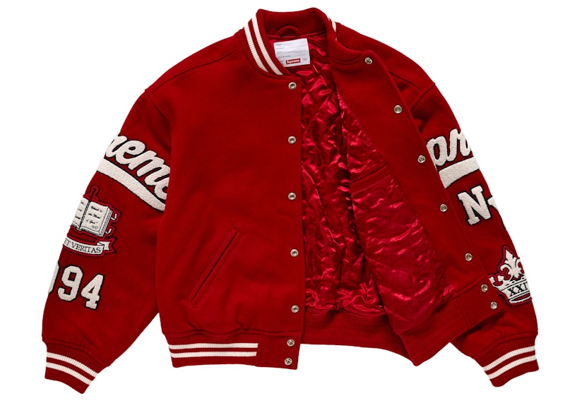 Order Chaqueta Varsity Roja Supreme Veritas