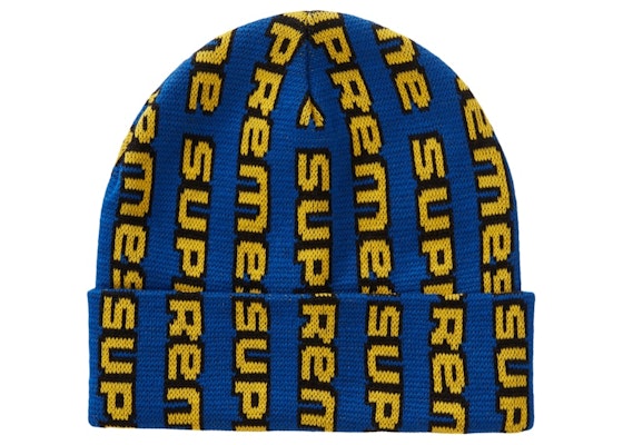 Supreme Vertical Logo Beanie Blue Buy Supreme Vertical Logo Beanie Blue