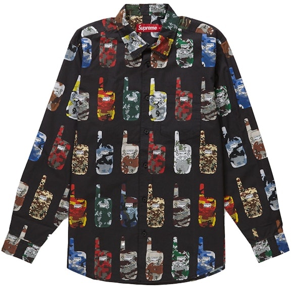 supreme-walkie-talkie-shirt-black