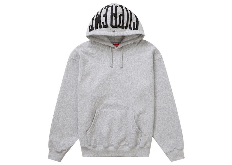 Supreme Warm Up Hooded Sweatshirt SS24 Heather Grey