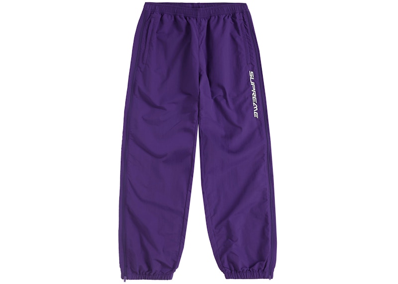 Buy Supreme Reflective Zip Track Pant Purple - Novelship