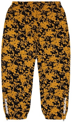 Supreme Warm Up Pant Black Floral Buy Supreme Warm Up Pant Black Floral