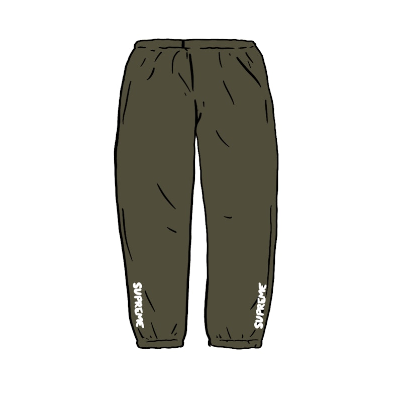 Buy Pantalón Supreme Warm Up Verde Oliva