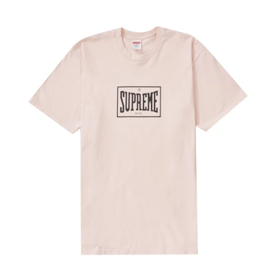 Supreme Warm Up Tee Pale Pink