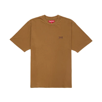 Supreme Warm Up Washed S/S Top Brown