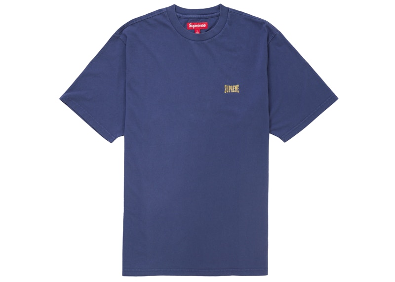 Supreme Warm Up Washed S/S Top Navy