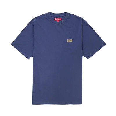 Supreme Warm Up Washed S/S Top Navy