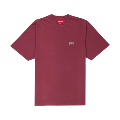 Supreme Warm Up Washed S/S Top Red