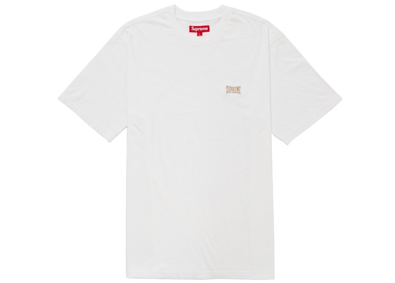 Supreme Warm Up Washed S/S Top White