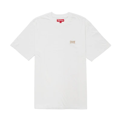 Supreme Warm Up Washed S/S Top White