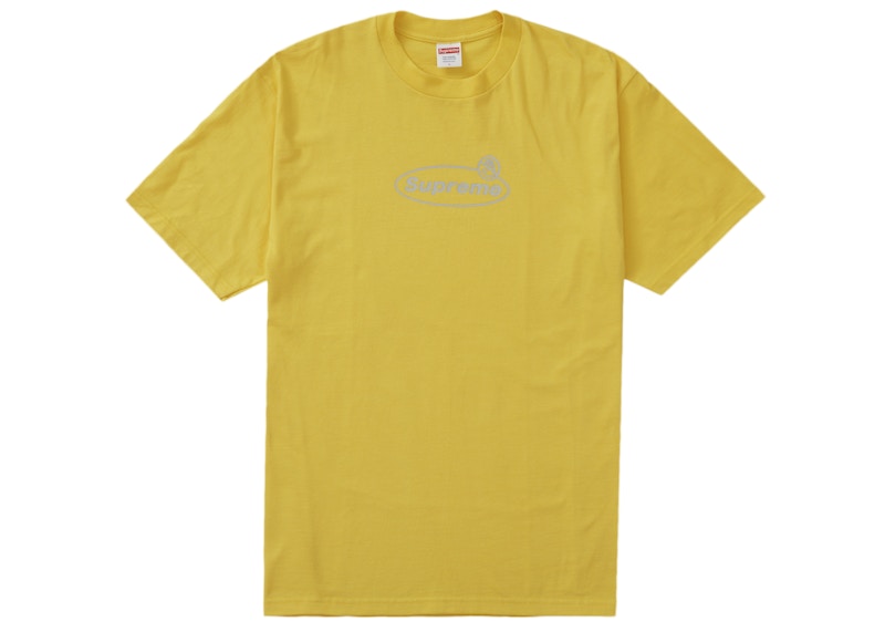 Buy 슈프림 경고 티셔츠 (옐로우) 
