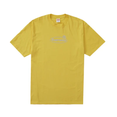 Supreme Warning Tee Yellow