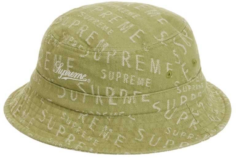 supreme-warp-jacquard-logos-denim-crusher-sage
